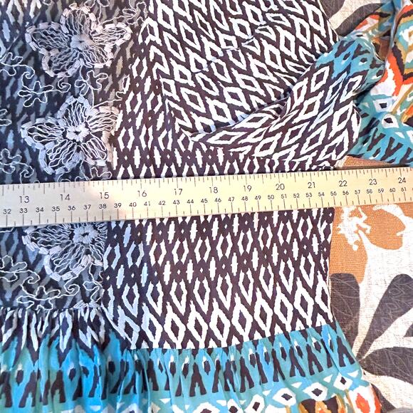 Sundance Stella Babydoll Boho Peasant Blouse Embroidered Festival Hippie Large - Picture 7 of 8